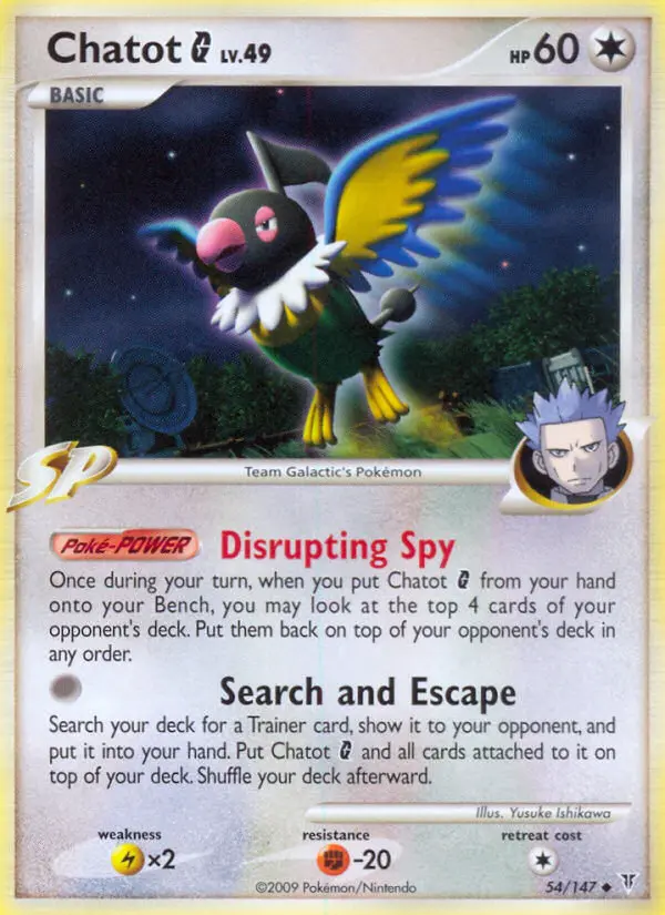 Chatot G, 54/147