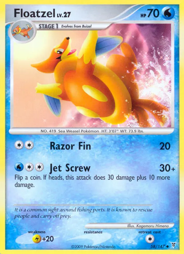 Floatzel, 58/147