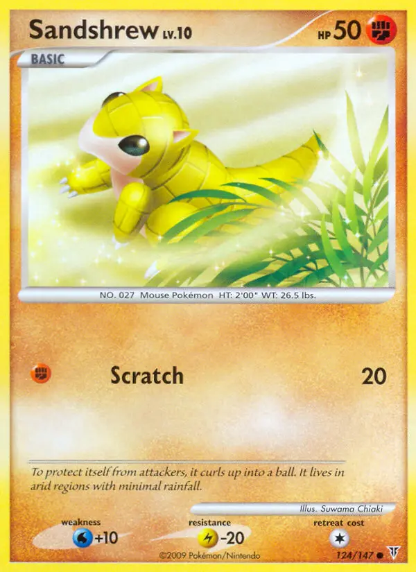 Sandshrew, 124/147