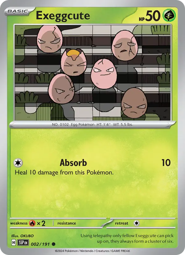 Exeggcute, 002/191