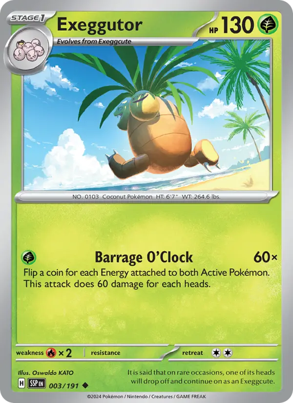 Exeggutor, 003/191