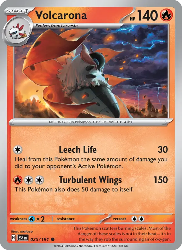 Volcarona, 025/191