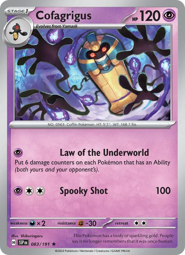 Cofagrigus, 083/191