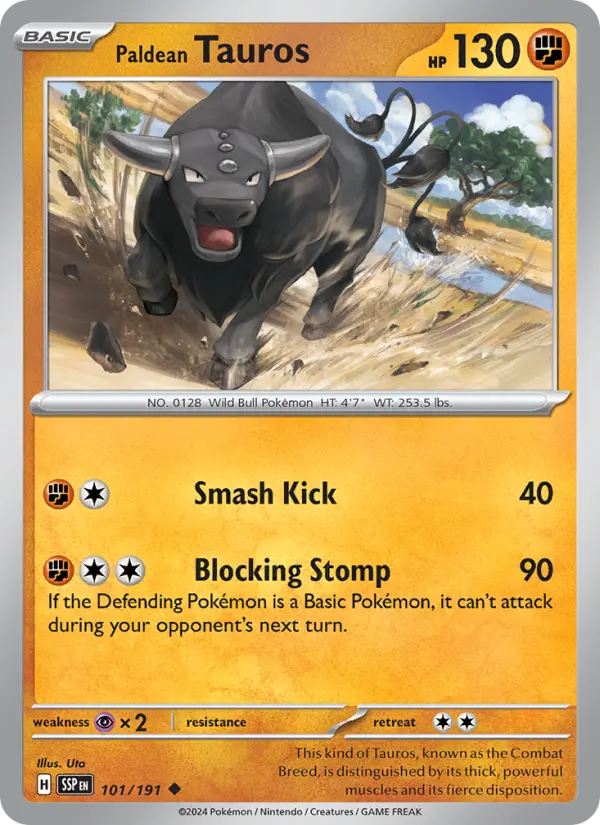 Paldean Tauros, 101/191