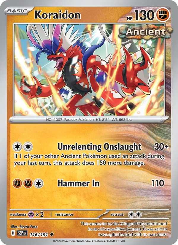 Koraidon, 116/191