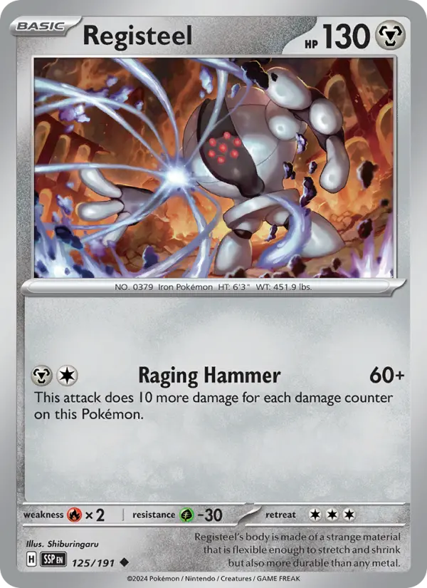 Registeel, 125/191