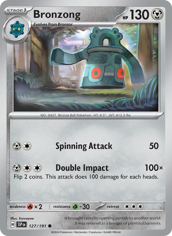 Bronzong, 127/191