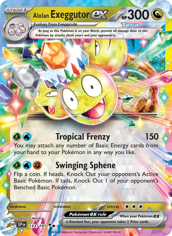 Alolan Exeggutor ex, 133/191