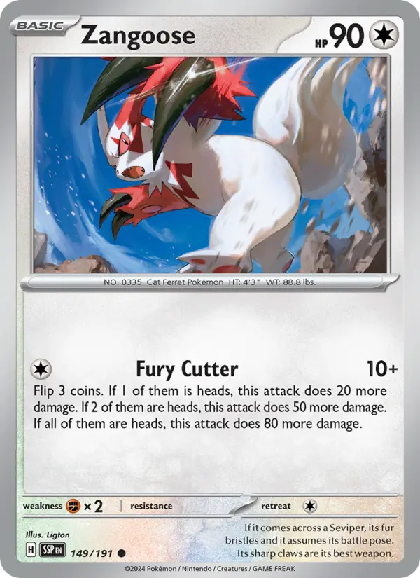 Zangoose, 149/191