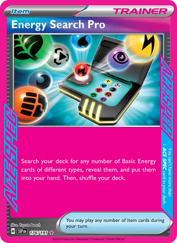 Energy Search Pro, 176/191