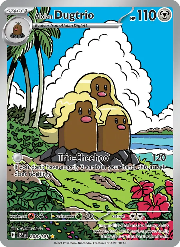 Alolan Dugtrio, 208/191