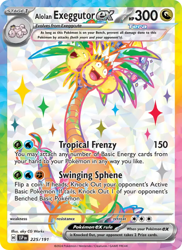Alolan Exeggutor ex, 225/191