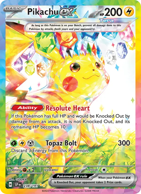 Pikachu ex, 238/191