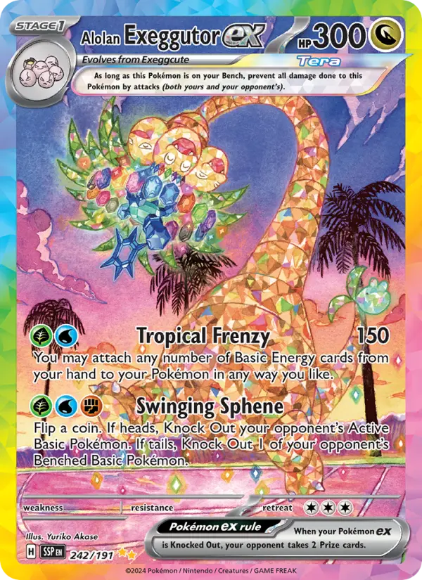 Alolan Exeggutor ex, 242/191
