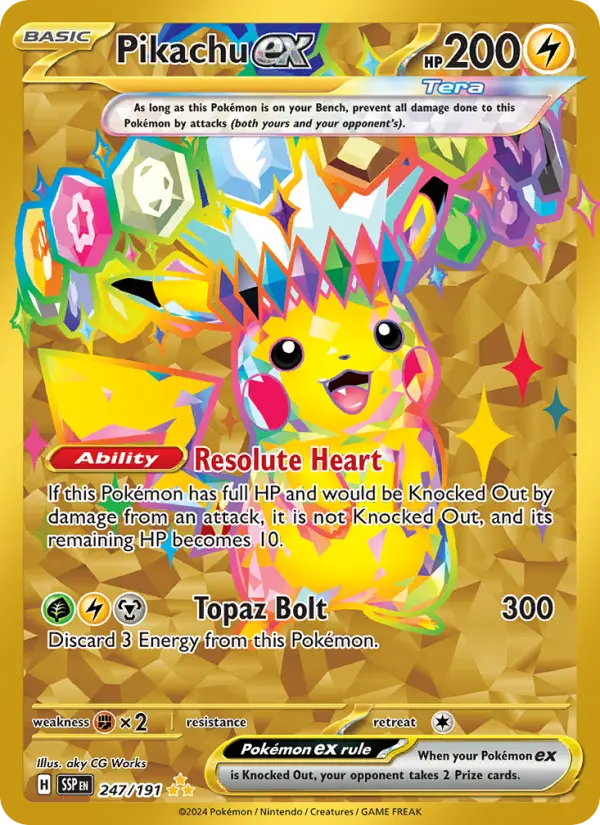 Pikachu ex, 247/191