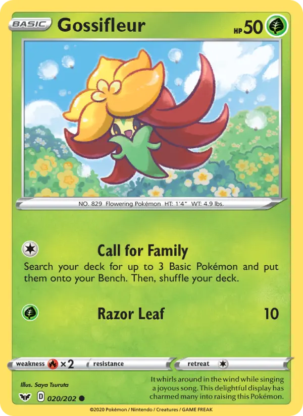 Gossifleur, 020/202