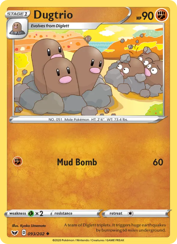 Dugtrio, 093/202