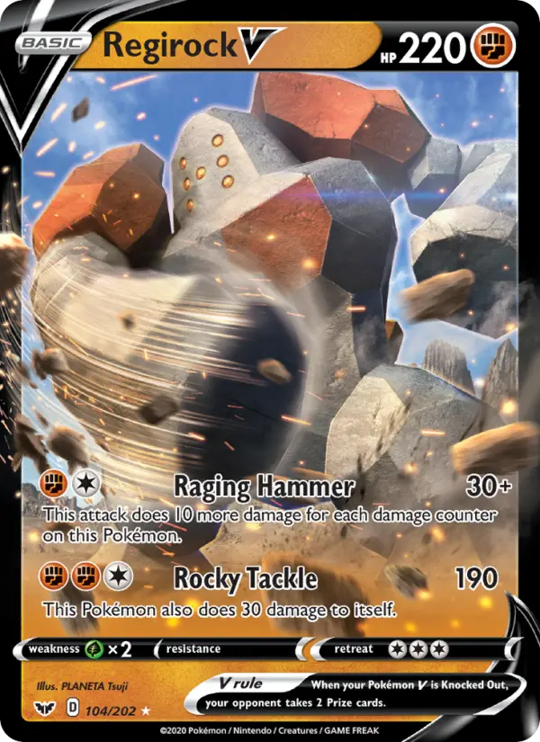 Regirock V, 104/202