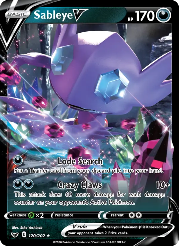Sableye V, 120/202