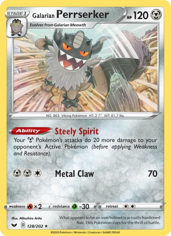 Galarian Perrserker, 128/202