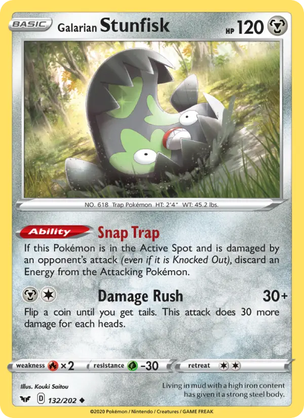Galarian Stunfisk, 132/202