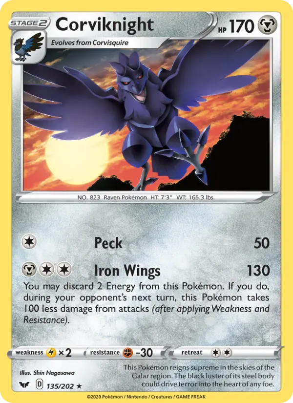 Corviknight, 135/202