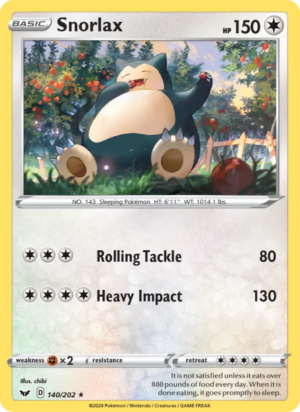 Snorlax, 140/202