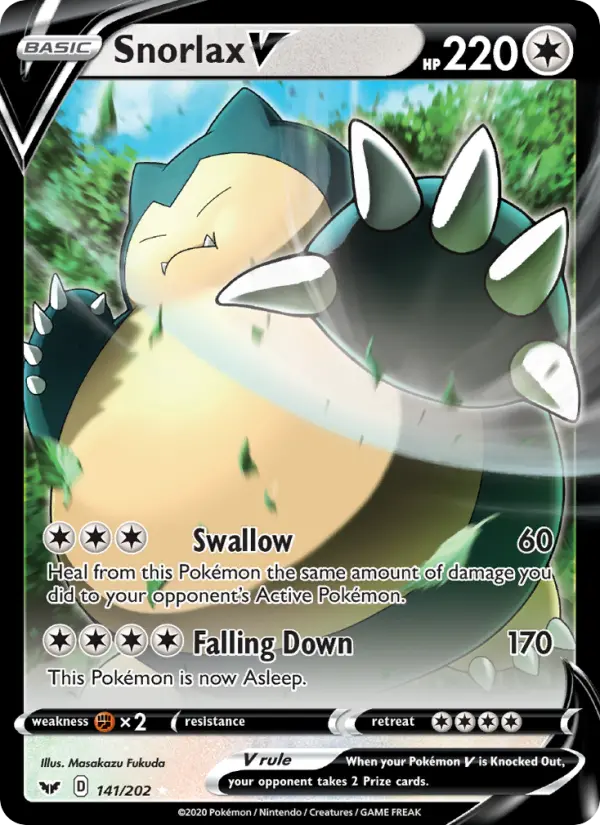 Snorlax V, 141/202