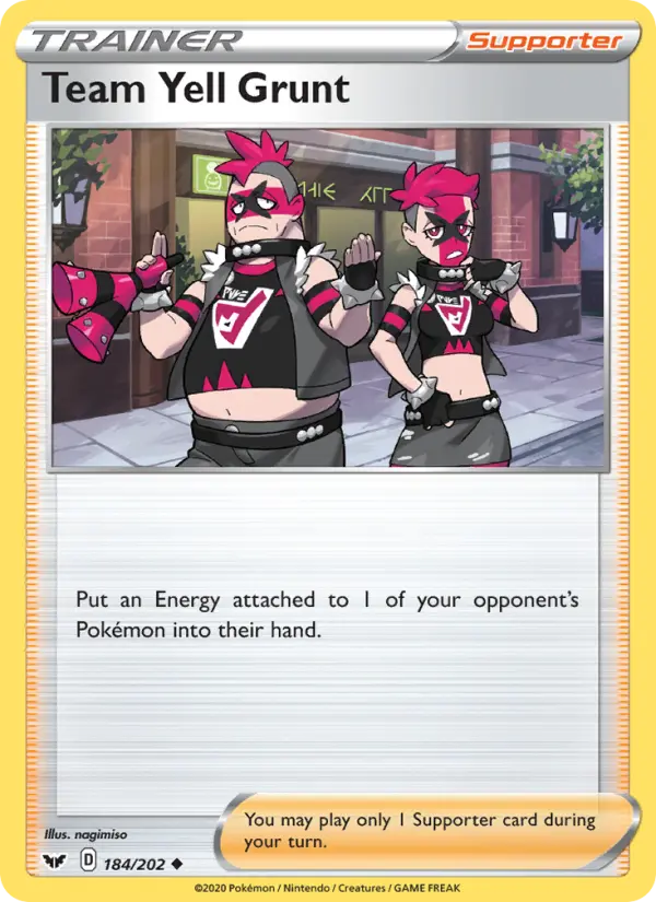 Team Yell Grunt, 184/202