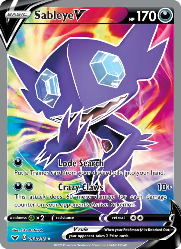 Sableye V, 194/202