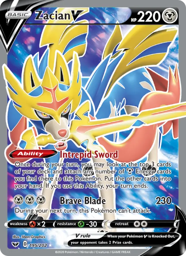 Zacian V, 195/202