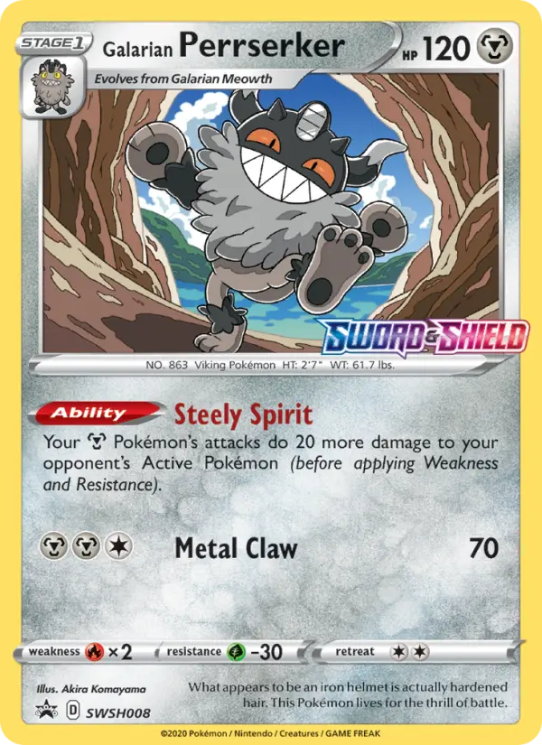 Galarian Perrserker, SWSH008