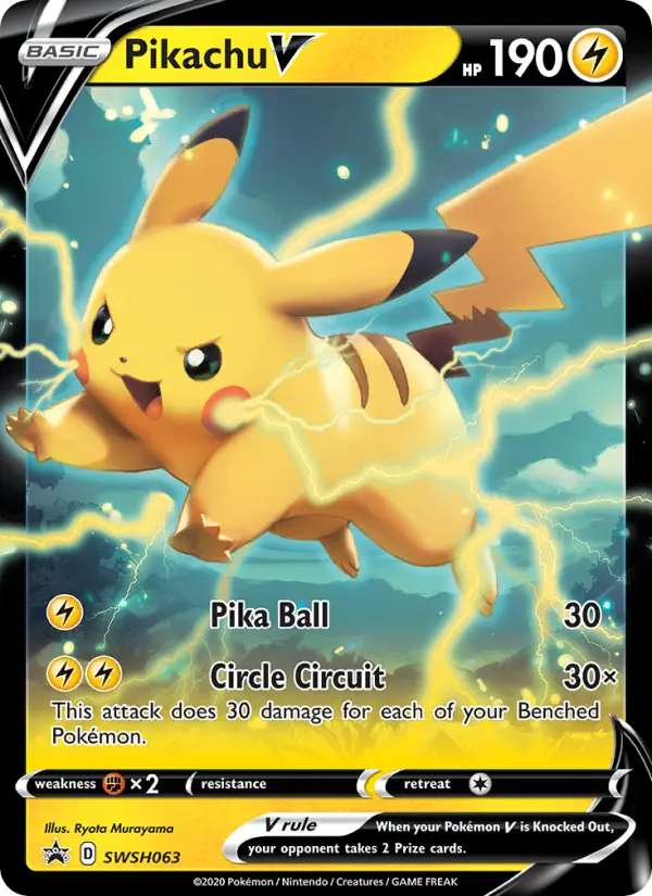 Pikachu V, SWSH063