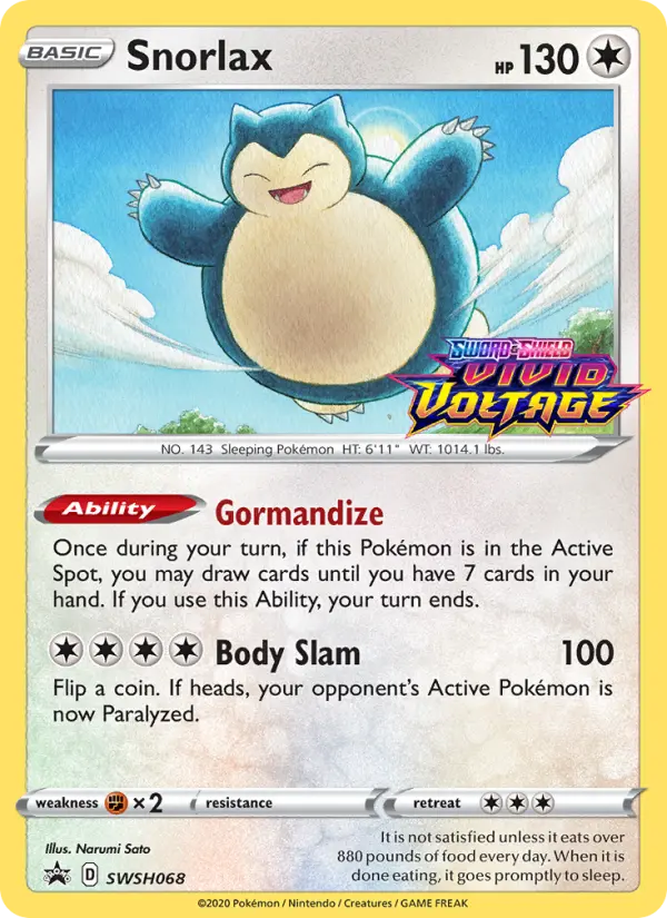 Snorlax, SWSH068