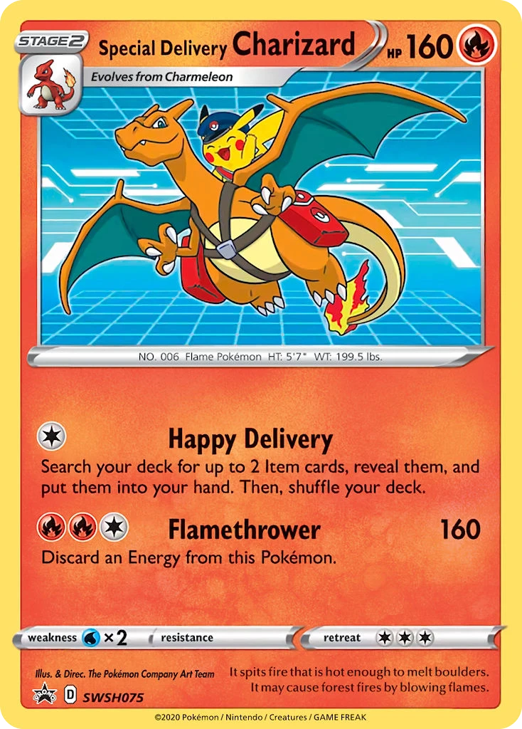Special Delivery Charizard, SWSH075