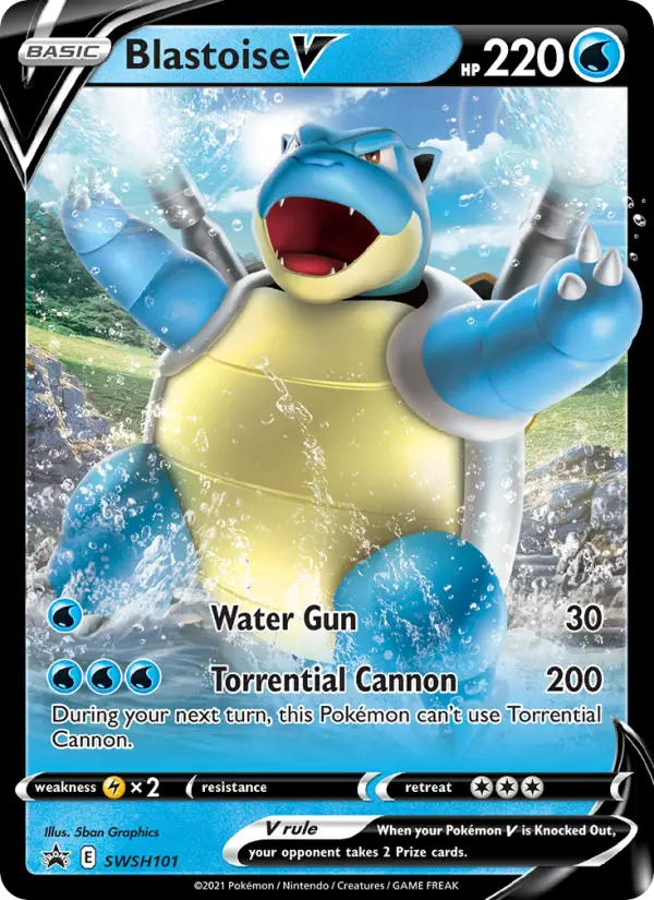 Blastoise V, SWSH101