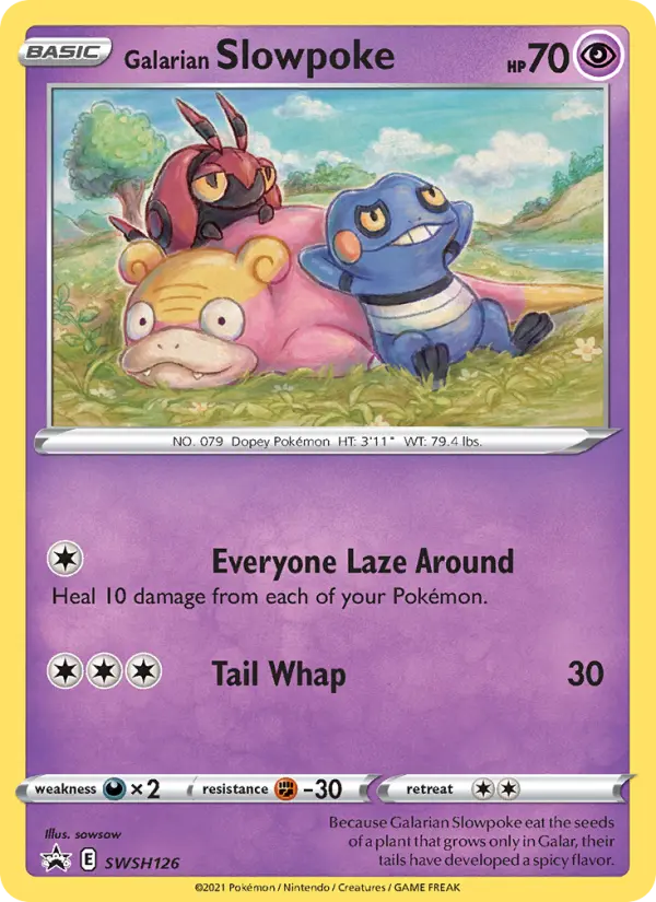 Galarian Slowpoke, SWSH126