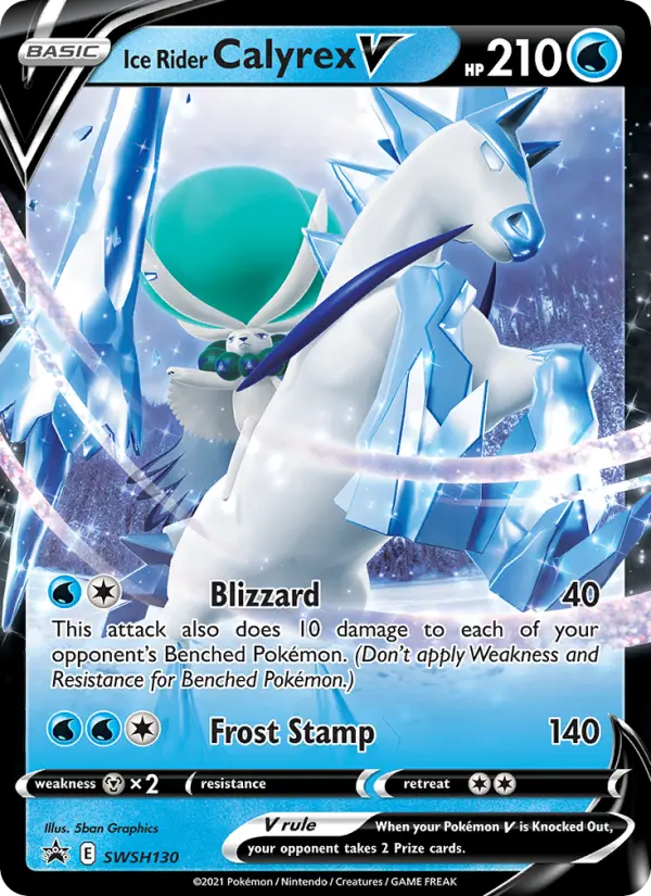 Ice Rider Calyrex V, SWSH130