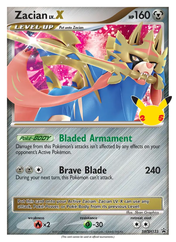 Zacian LV.X, SWSH135