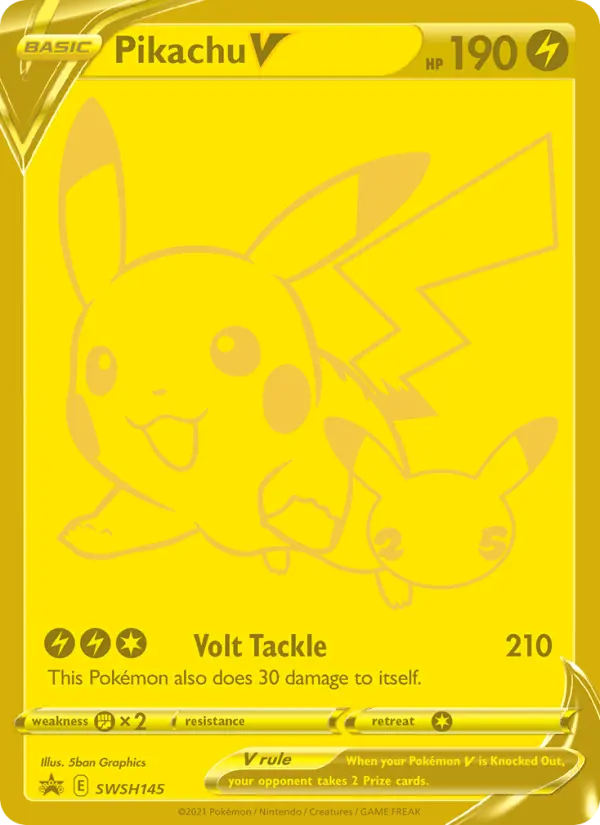 Pikachu V, SWSH145