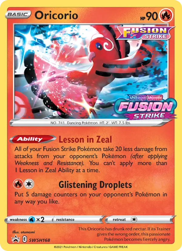 Oricorio, SWSH168