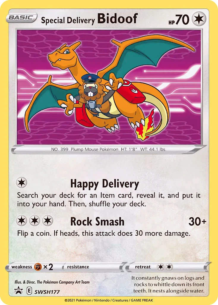 Special Delivery Bidoof, SWSH177