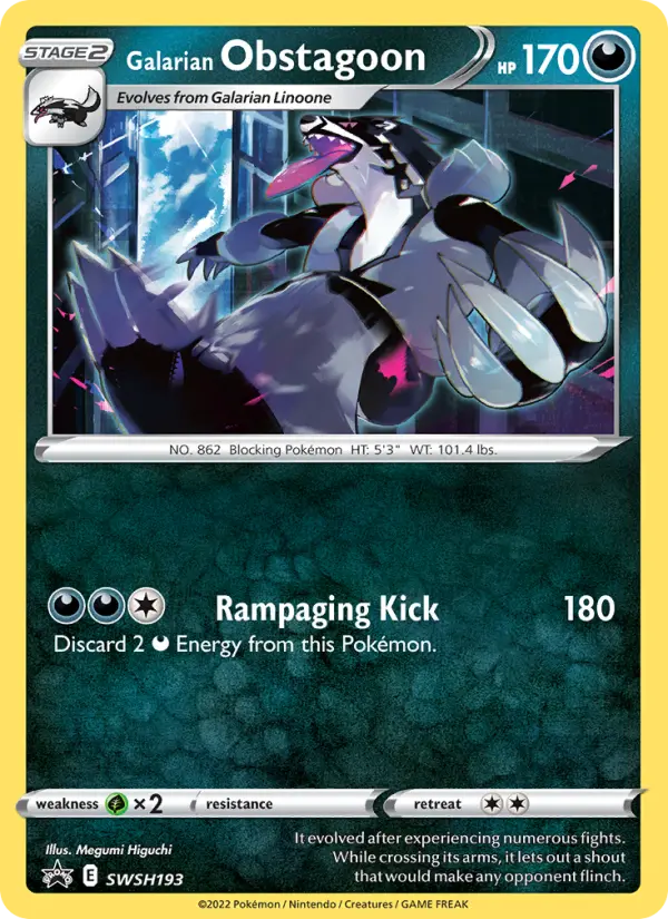 Galarian Obstagoon, SWSH193