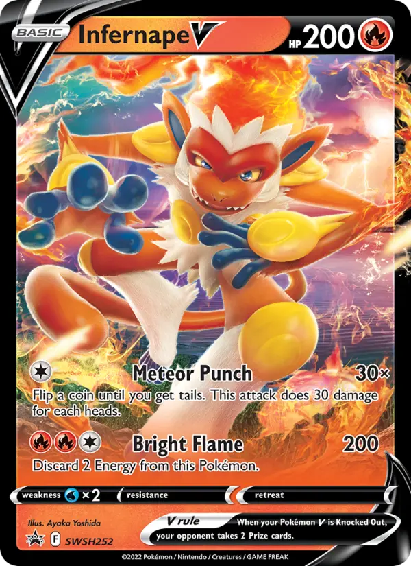 Infernape V, SWSH252