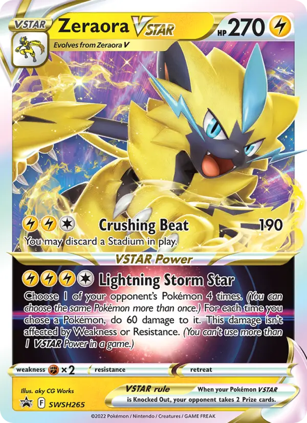 Zeraora VSTAR, SWSH265