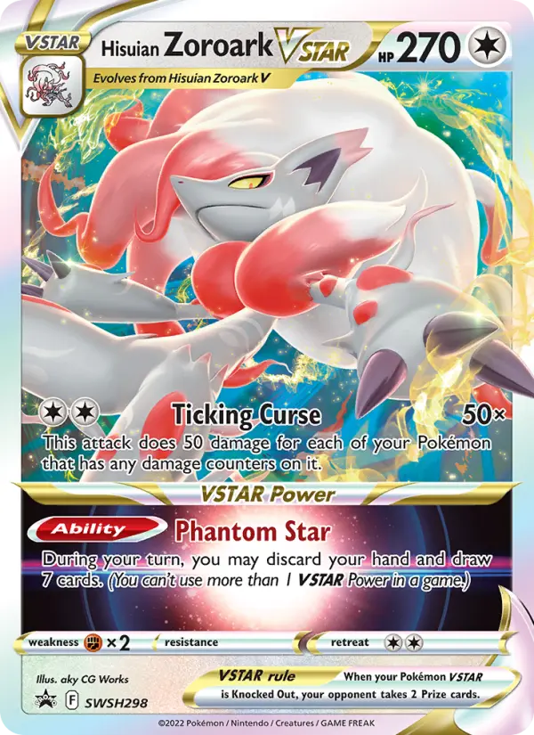 Hisuian Zoroark VSTAR, SWSH298