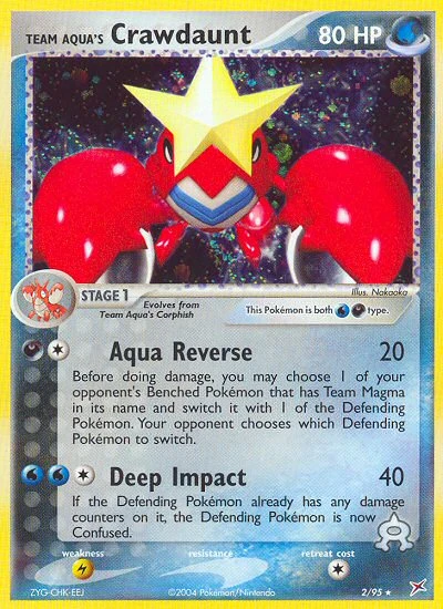 Team Aqua's Crawdaunt, 2/95