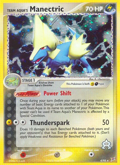 Team Aqua's Manectric, 4/95