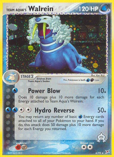 Team Aqua's Walrein, 6/95