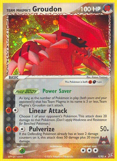 Team Magma's Groudon, 9/95